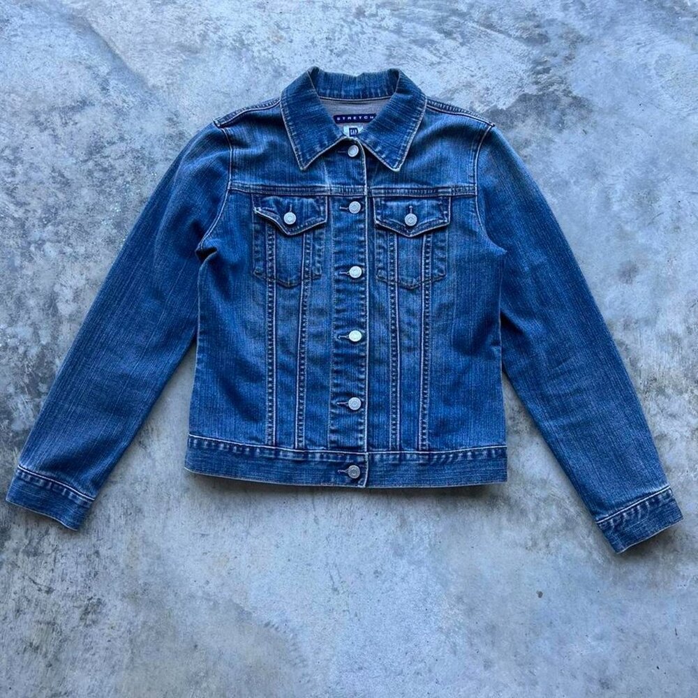 Vintage GAP Button Down Denim Jacket Women's Small Y2K